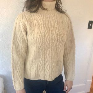 LL Bean Wool Turtleneck Sweater